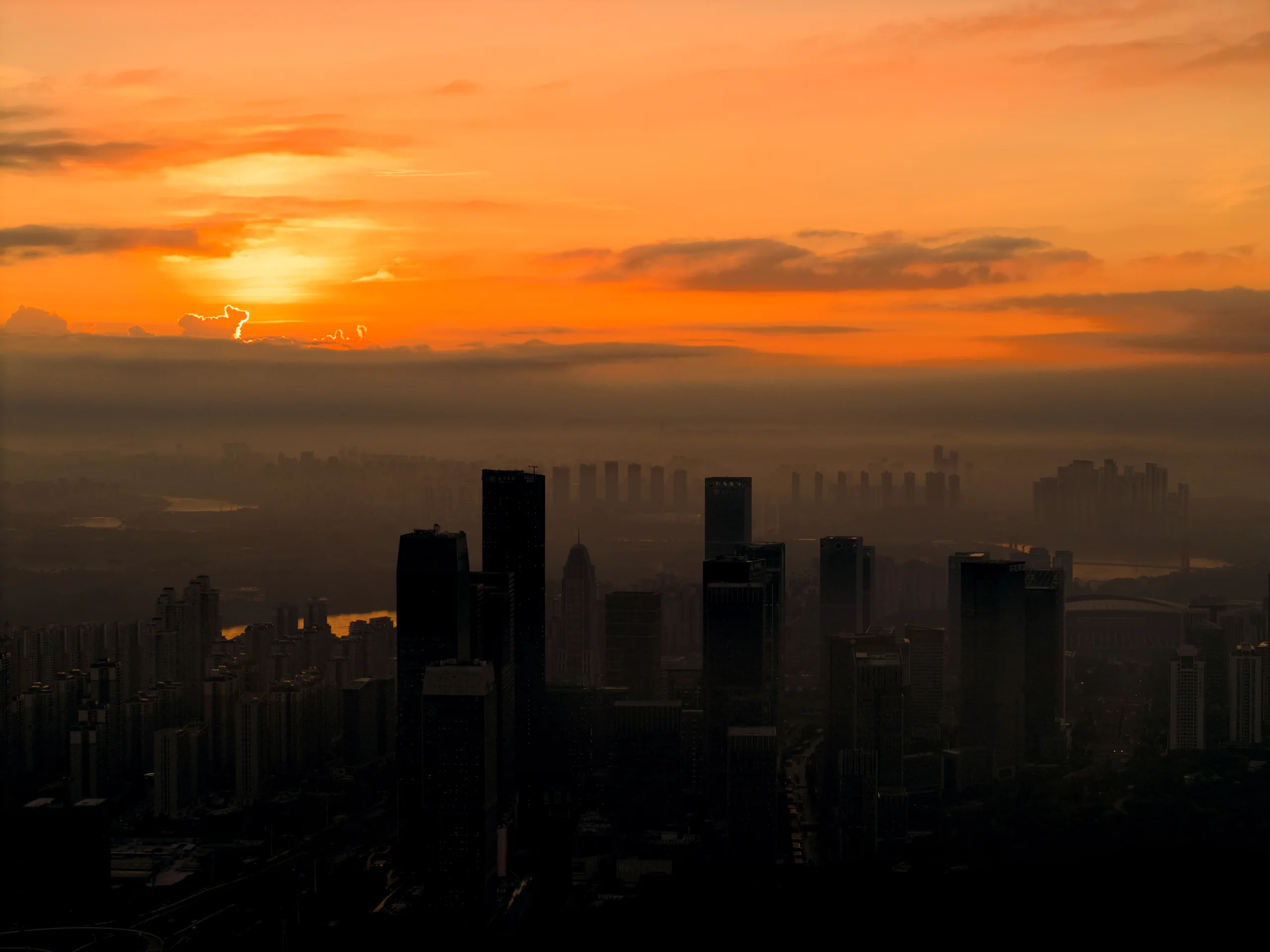 夕阳，第 1 张。